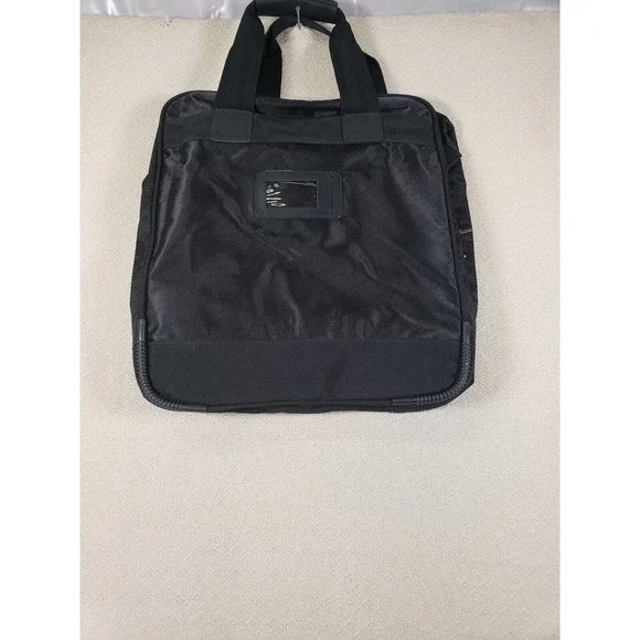 Rossignol Hand Bag Black Mens Double Top Handles Zipper Strap Carry NWT